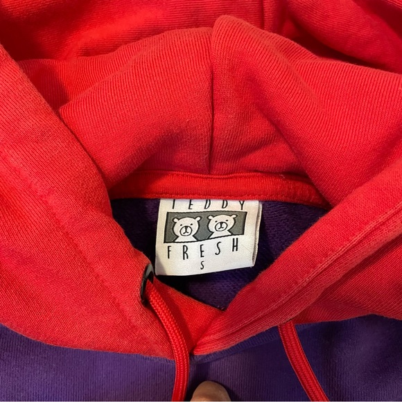 Multicoloured Teddy Fresh ColorBlock Hoodie Crewneck - Picture 3 of 8